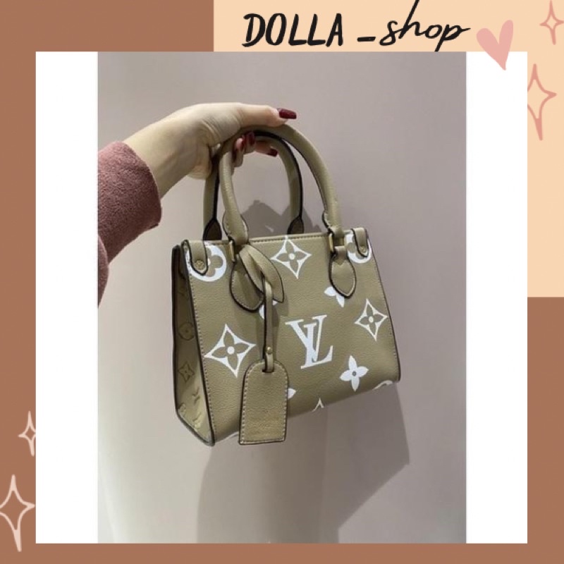 Túi Xách Nữ công sở phối màu size 25 có dây deo chéo Dolla Store TX004