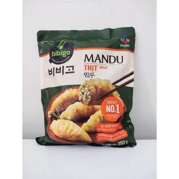 [HỎA TỐC] [HCM] Bánh xếp Mandu Hàn Quốc Bibigo 350g