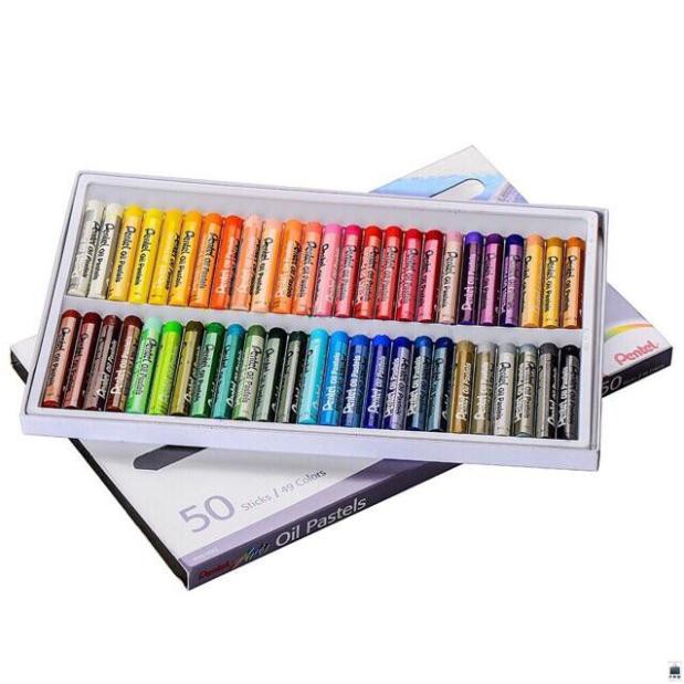 Sáp Dầu Pentel 12/16/25/36/50 Màu [Văn phòng phẩm Nhật Bản Pentel]