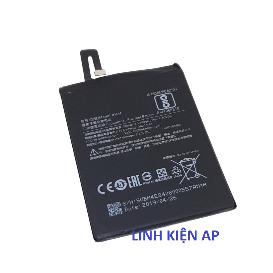 Pin điện thoại Xiaomi PocoPhone F1 (BM4E) 4000mAh
