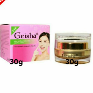Kem geisha dưỡng trắng da, chống nắng 30g vip