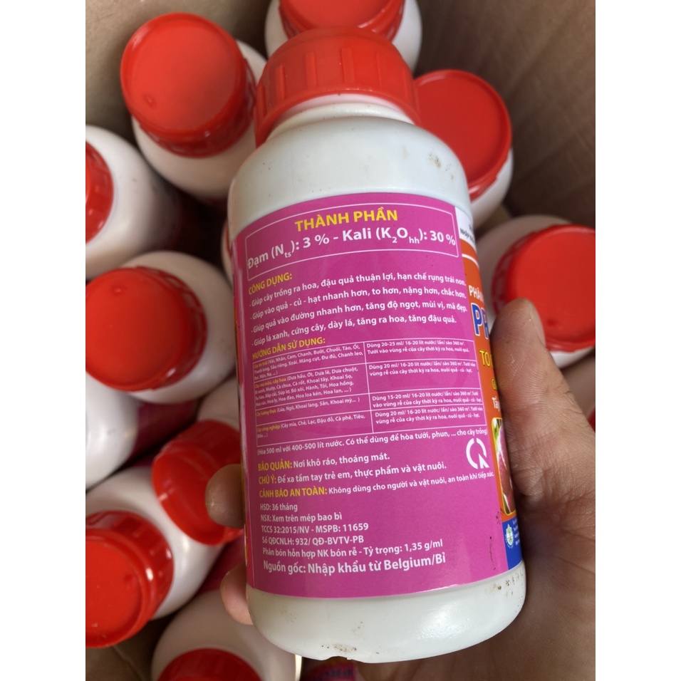 Siêu Kali nước (chai 500ml) - Phân bón siêu kali