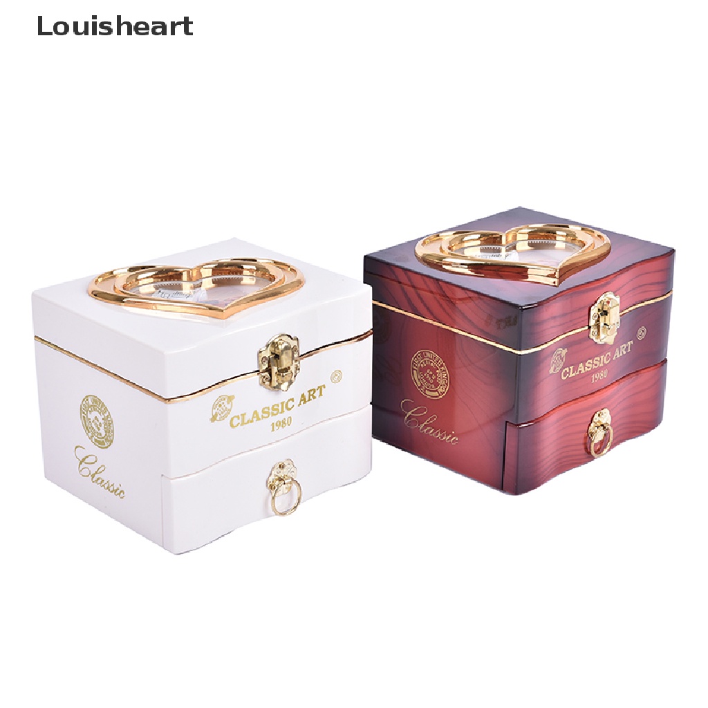 Louisheart Classic Rotating Dancer Ballerina Piano Music Box Clockwork Plastic Jewelr TFG