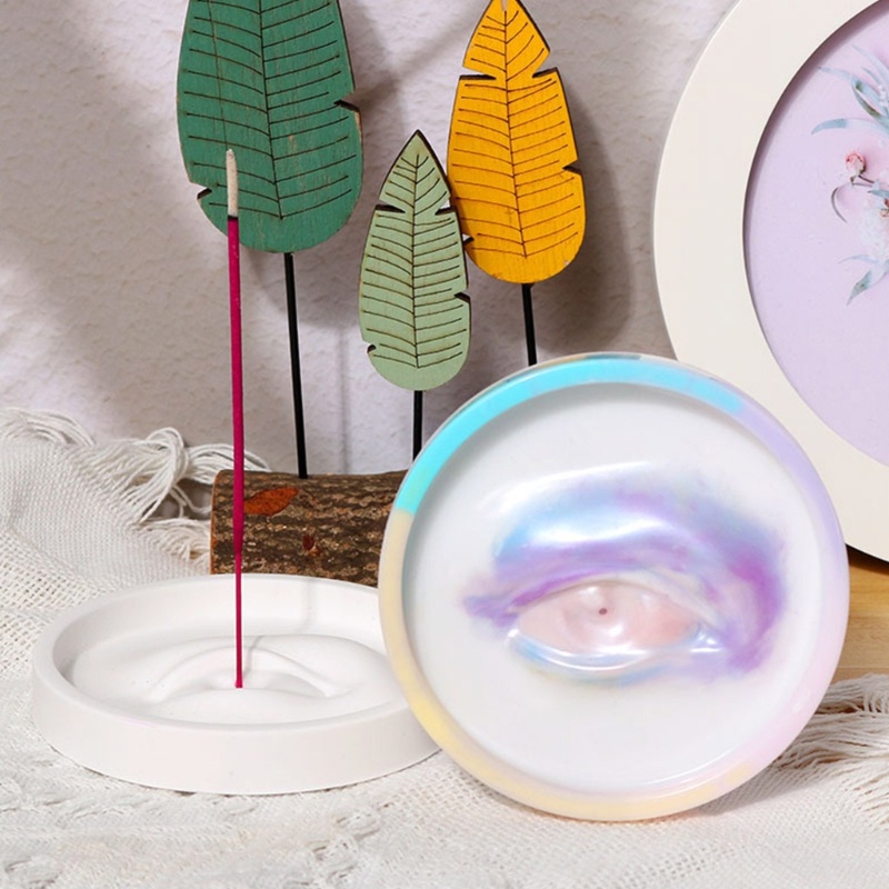 Khuôn Làm Giá Đỡ Nhựa Resin Epoxy Hình Đôi Mắt / Miệng DIY
