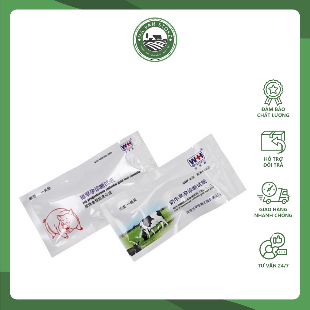 Que thử thai cho heo chính xác cao - Hà Vân Store
