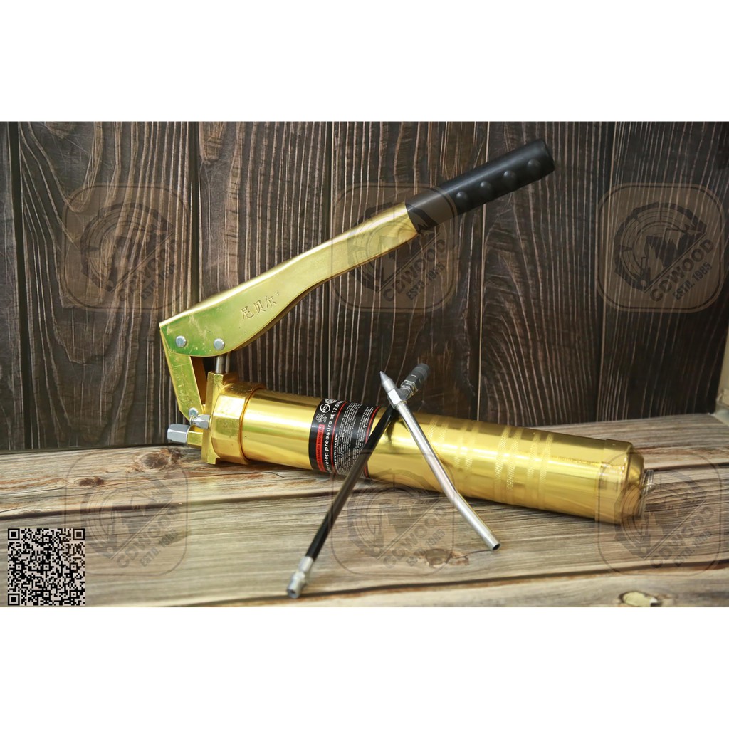 BƠM MỠ CẦM TAY 2 TI VÀNG L-900 tặng kèm chai mỡ con sâu