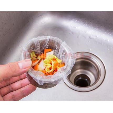 [RẺ VÔ ĐỊCH] Combo 100 túi lọc rác dạng chun ôm bồn rửa chén bát, cống nhà tắm - Đồ dùng, dụng cụ nhà bếp, kệ hũ gia vị | BigBuy360 - bigbuy360.vn