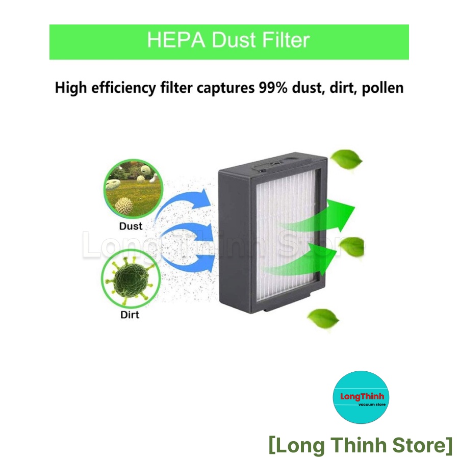 Màng lọc hepa filter thay thế cho robot hút bụi irobot roomba e5 i3 i7 series