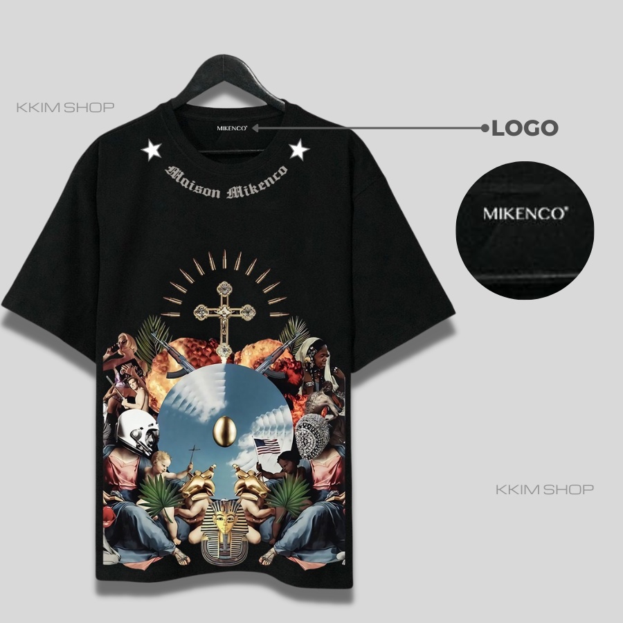Áo Thun Tay Lỡ MIKENCO AMERICAN DREAM, áo phông unisex Form rộng oversize, chất liệu Cotton. KKIM Shop