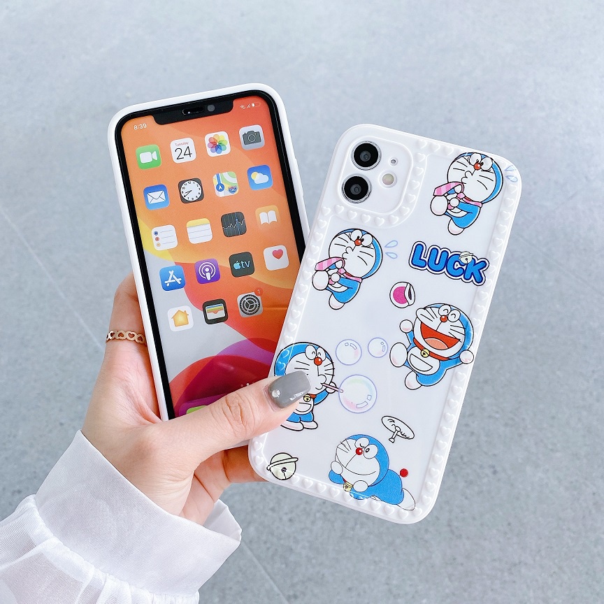 Ốp Điện Thoại TPU In Doraemon Cho OPPO A3S A5 A5S A7 A7X A12 A12E A52 A72 A92 A57 A8 A31 A83 A93 Reno5 A5 2020 A9 2020