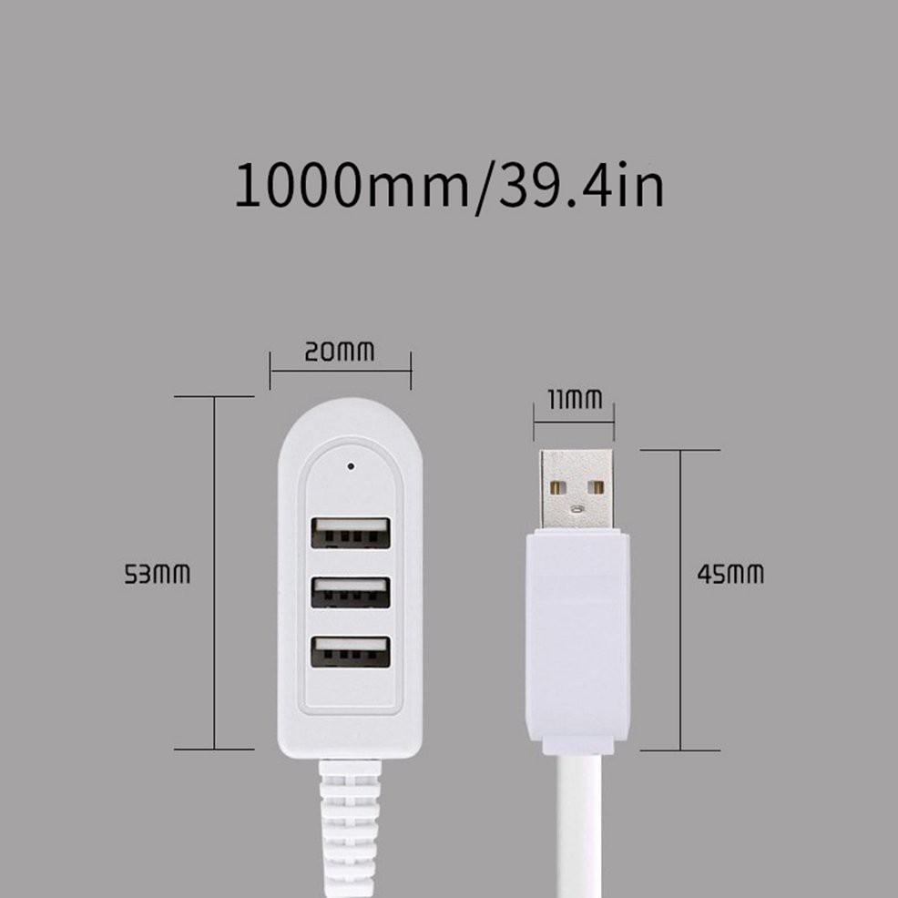 Bộ chia 3 cổng USB 3a đa năng chất lượng