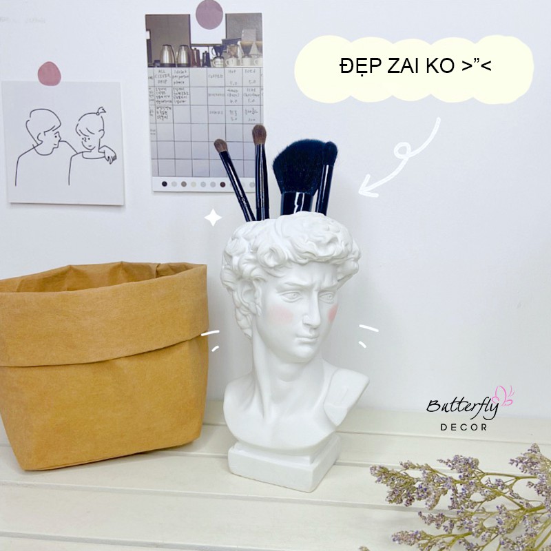 Tượng trưng bày vua David 15cm / 17cm / 30cm trang trí nội thất , văn phòng ...