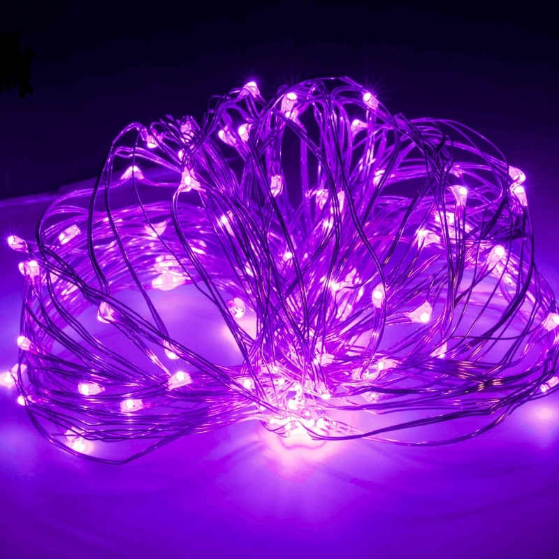 1 / 2M Dây Đèn LED Bằng Đồng Dùng Trang Trí Tiệc Cưới / Sinh Nhật / Năm Mới