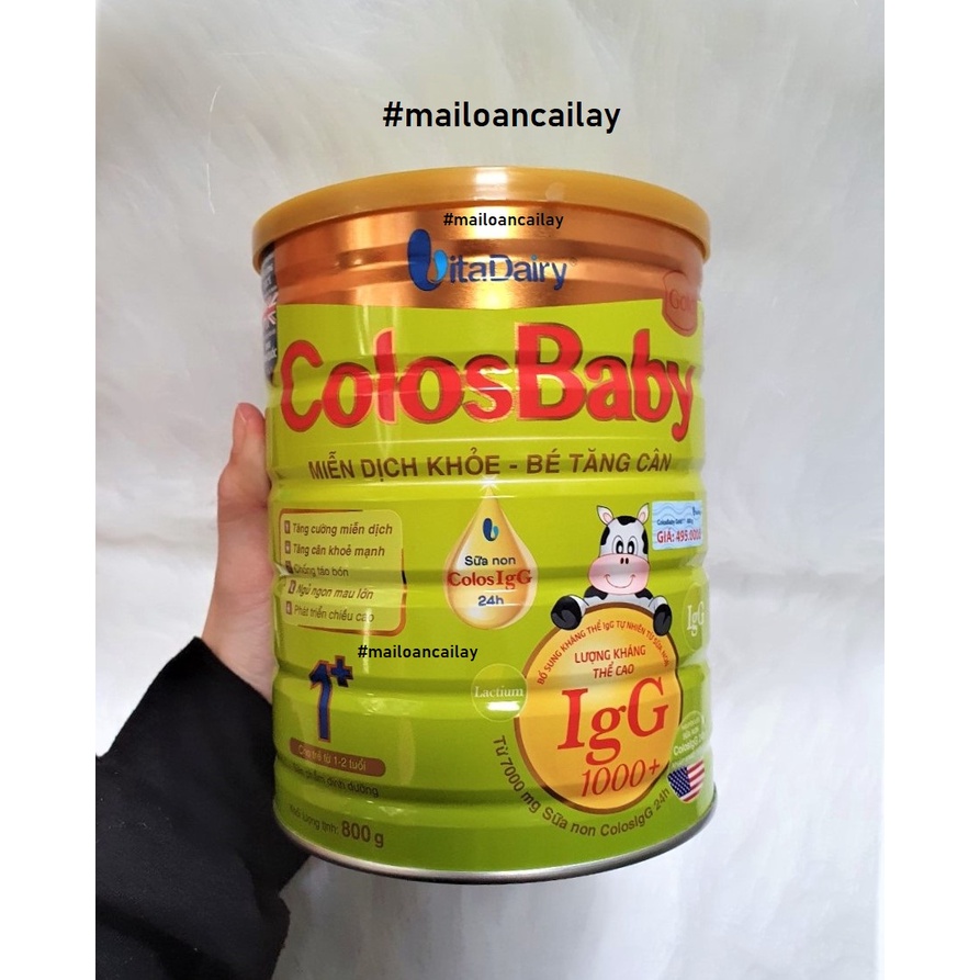 Sữa Non ColosBaBy Gold 800g Số 1+