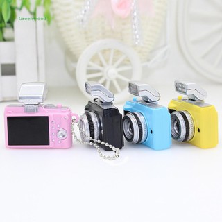 Móc khóa hình dạng máy ảnh có đèn LED mini độc đáo