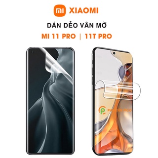 Dán màn hình Xiaomi Mi 11 Pro / Xiaomi 11T Pro PPF vân mờ chống vân tay cao cấp - Dán dẻo Xiaomi Mi 11 Pro