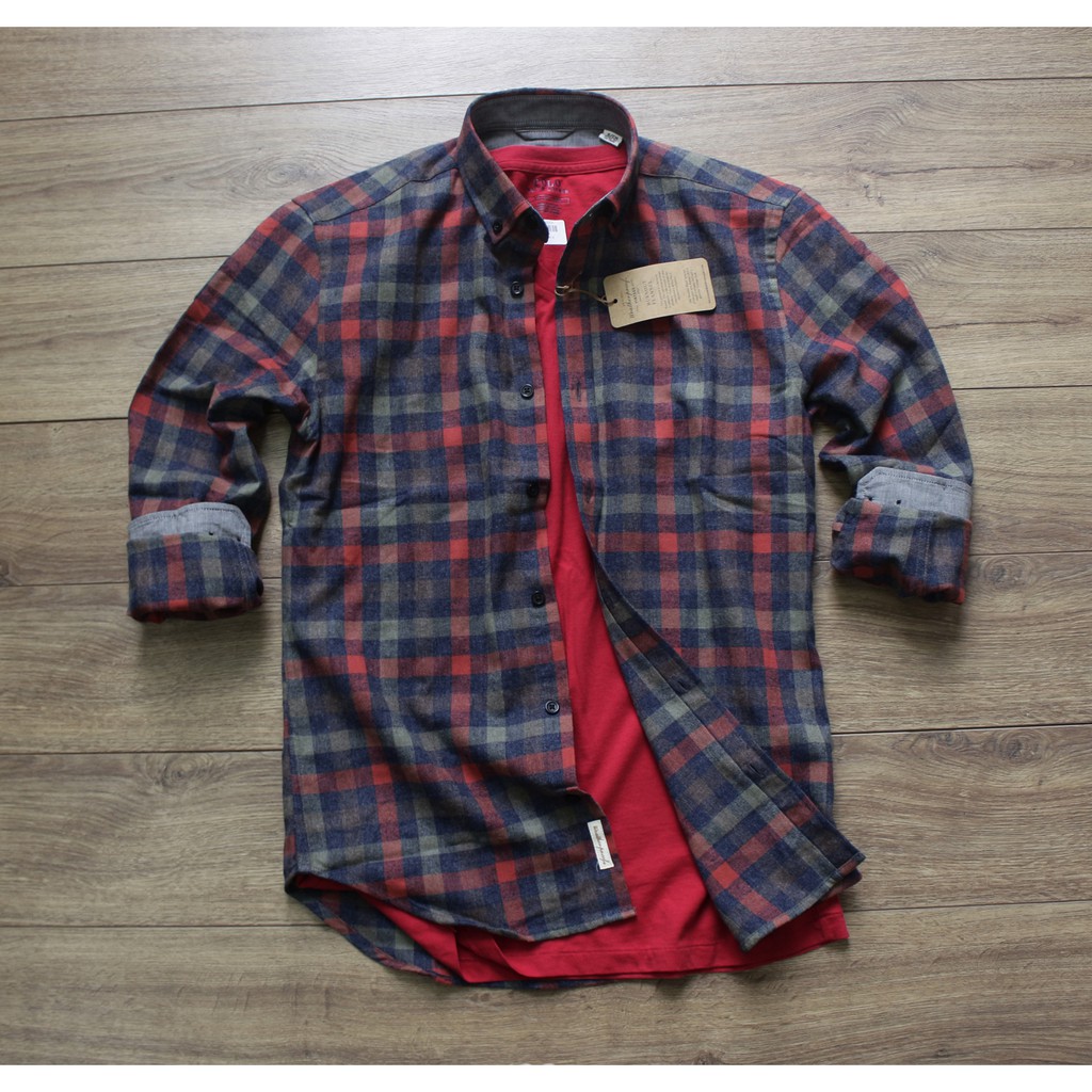 Sơ mi flannel mùa thu