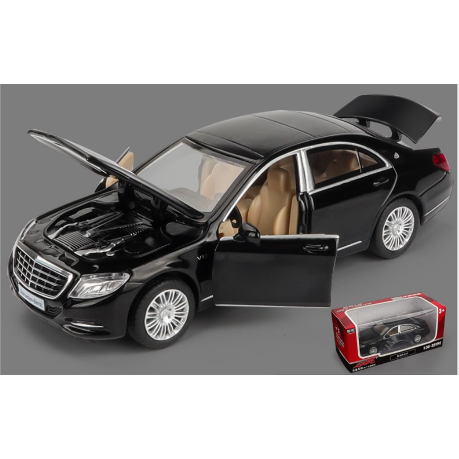 Ô tô Mô Hình Mercedes-Benz S600 Maybach tỉ lệ 1:36 Màu đen