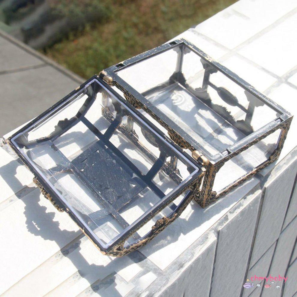 Cảnh cướp biển Hộp kho báu trong suốt Đá quý pha lê Hộp nhựa dung lượng lớn [8/5]