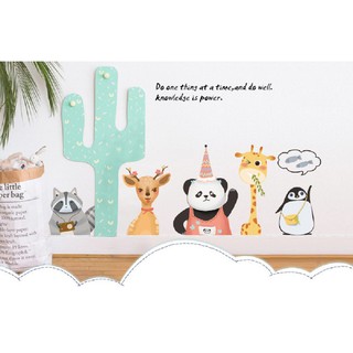 Decal dán tường thú dã ngoại
