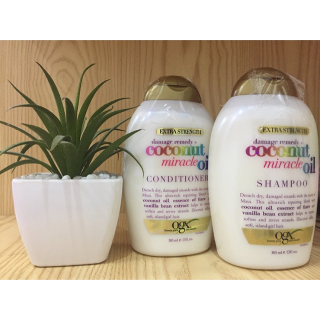 Dầu gội/xả Ogx coconut miracle oil