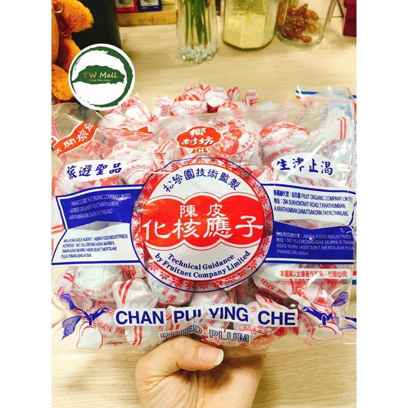 KẸO TRẦN BÌ CHAN PUI MUI/CHAN PUI YING CHE Đài Loan 454g (35 -40 viên) - Kẹo mơ xí muội mềm