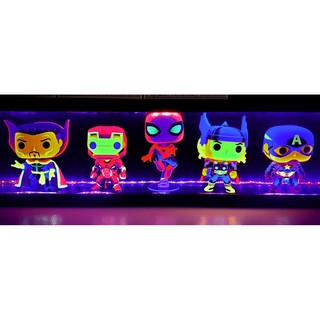 Mô hình Funko Marvel - Spider man / Blacklight (2nd Nobox real)