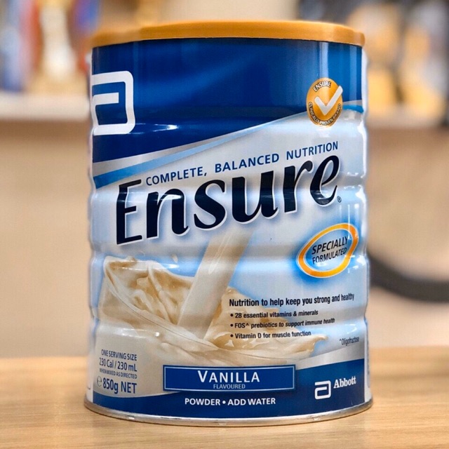 Sữa ensure 850gr của Úc Hàng air 100%