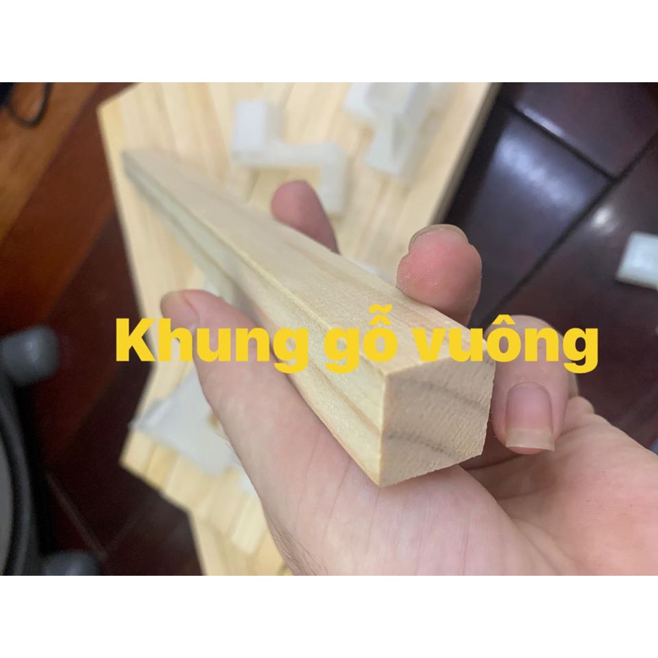 Kệ gỗ 4 tầng vuông Family size 40*40cm