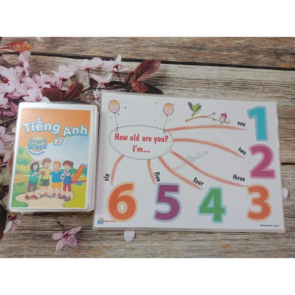 Flashcard Smart Start 2, giáo cụ dạy học.
