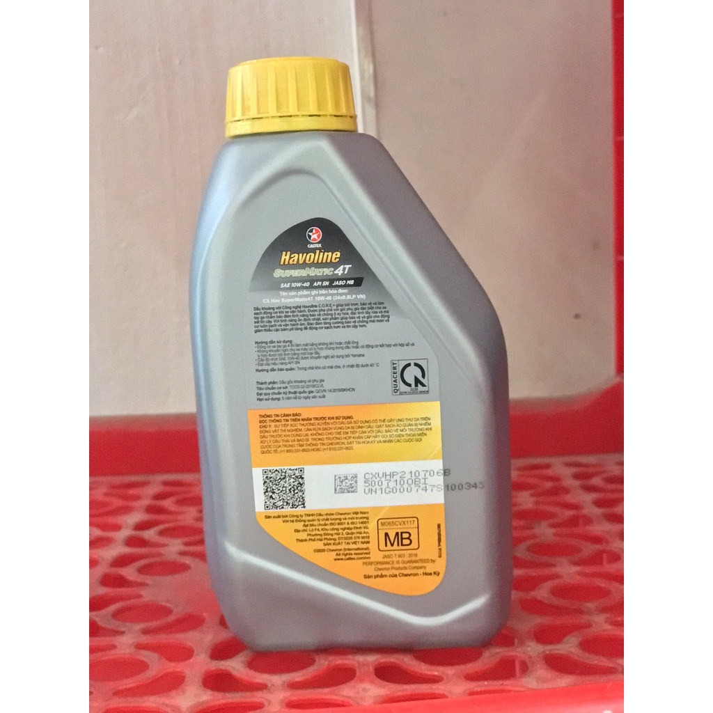Dầu nhờn Havoline® SuperMatic 4T SAE 10W-40