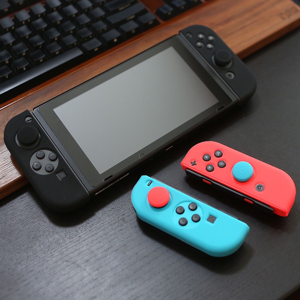 Vỏ Silicon Chống Trượt Trái Phải Bọc Tay Cầm Chơi Game Switch