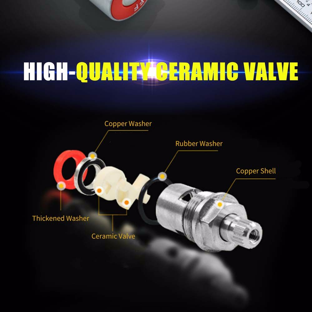 Vòi Nước Nóng Lạnh Bằng Thép Không Gỉ Có Công Tắc Bật / Tắt Chất Lượng Cao Cho Nhà Tắm / Nhà Bếp