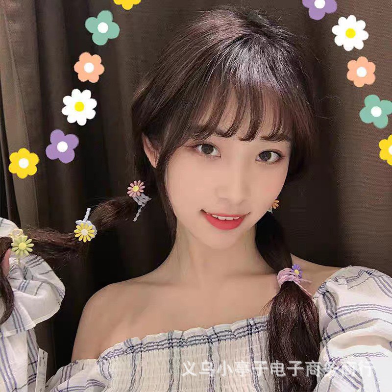 Dây Buộc Tóc Bông Cúc Ulzzang Siêu Hot P053