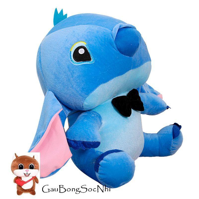 Gấu bông Stitch đáng yêu Size 50 cm - Tặng móc khóa quả bông dễ thương