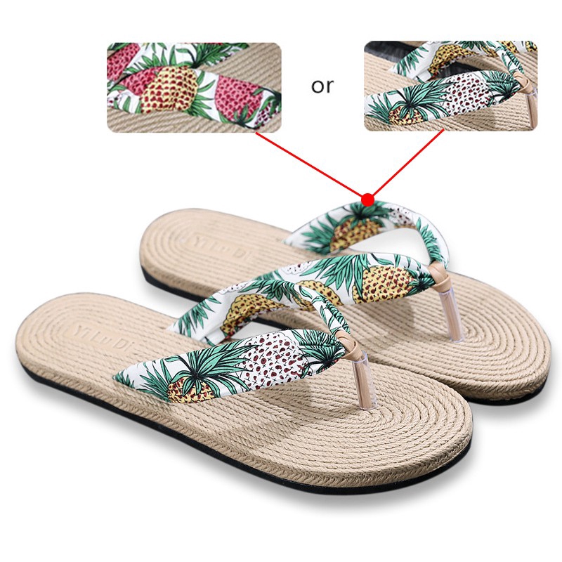 Dép quai dây thừng đi biển phong cách Bohemian