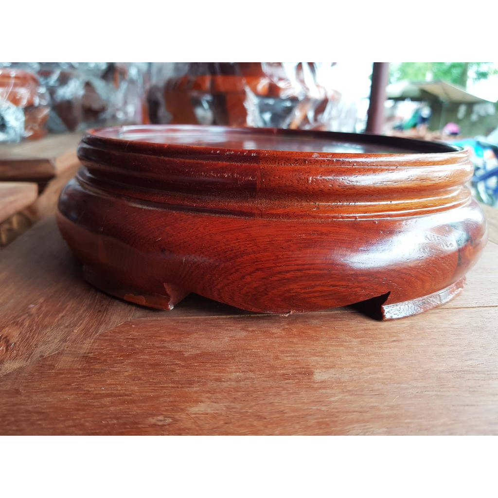 Kỷ tròn-Đôn tròn gỗ-Đế bát hương gỗ hương đế bát hương cao 6cm mặt 12,14,16,18,20,22,24,26,28,30