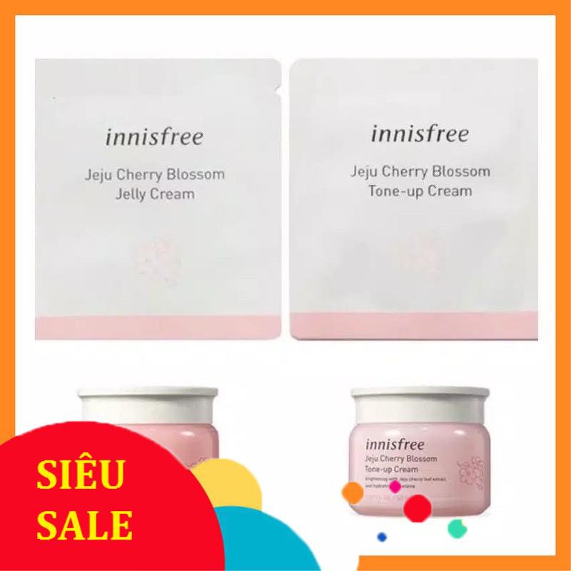 Sample Kem Dưỡng Nâng Tone Tức Innisfree Jeju Cherry Blossom Tone Up Cream 1ml | BigBuy360 - bigbuy360.vn