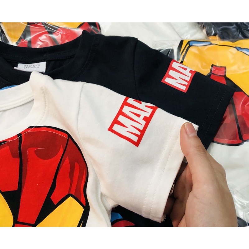 Set 2 áo phông siêu anh hùng Marvel bé trai-MS105