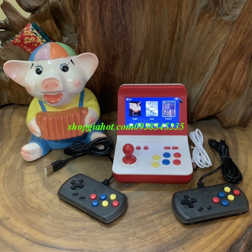 Máy chơi game ARCADE mini di động tích hợp 8.000 trò chơi nổi tiếng một thời