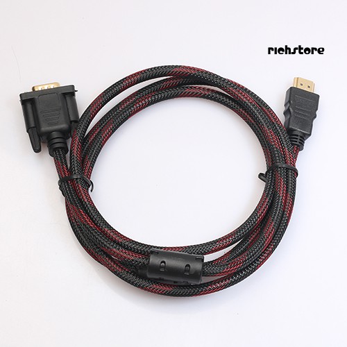 Cáp Chuyển Đổi Hdmi Sang Vga Hd-15 Male 15pin 1.5m 1080p