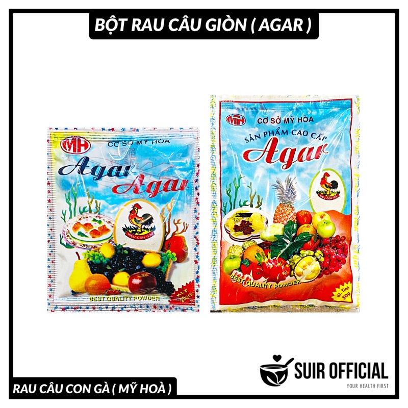 Bột Rau Câu Giòn  / Mỹ Hoà / Hải Long / Việt Xô / Hiệp Long / Duy Mai / Gói  & Gói  / Chính Hãng