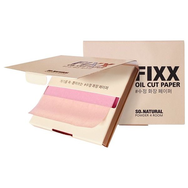 Giấy Thấm Dầu Cho Da Mụn Fixx Oil Cut Paper So Natural