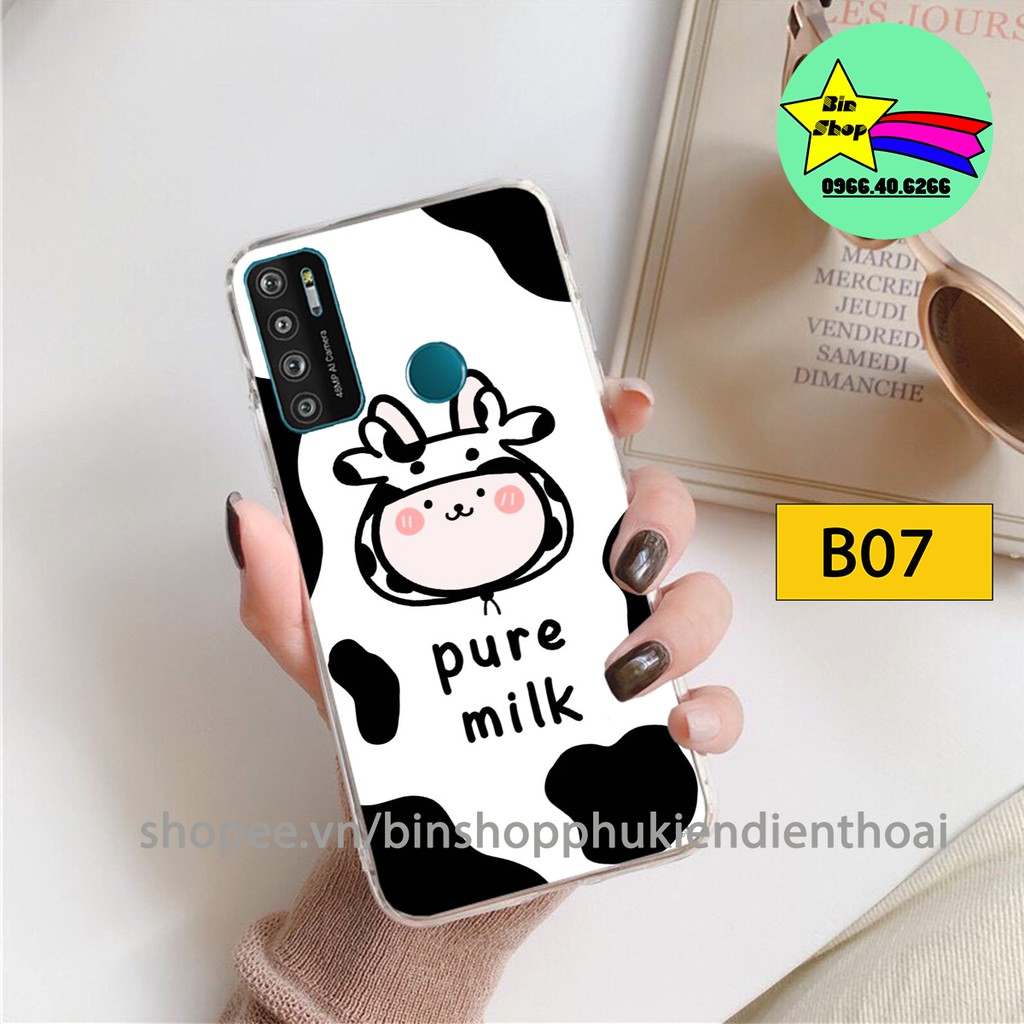 Ôp lưng Vsmart Joy 4 - Live 4 - Star 4 - Star 5 - Ốp lưng điện thoại Vsmart cao cấp, in hình những chú bò sữa đáng yêu