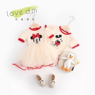 Váy áo mickey siêu hot hít cho bé trai/bé gái hàng quảng châu