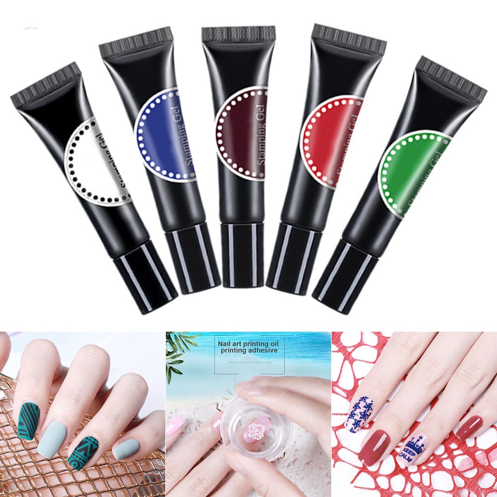 1 Lọ Sơn Móng Tay In Hình Nghệ Thuật DIY Không Độc Hại Cho Nữ