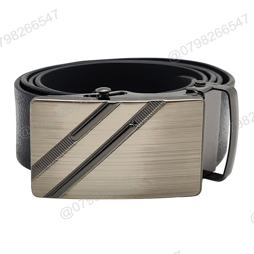 Dây lưng nam cao cấp cao su bóng DHM-223 | Đầu khoá lăn nhám | giao mặt ngẫu nhiên | Bảo hành 12 tháng