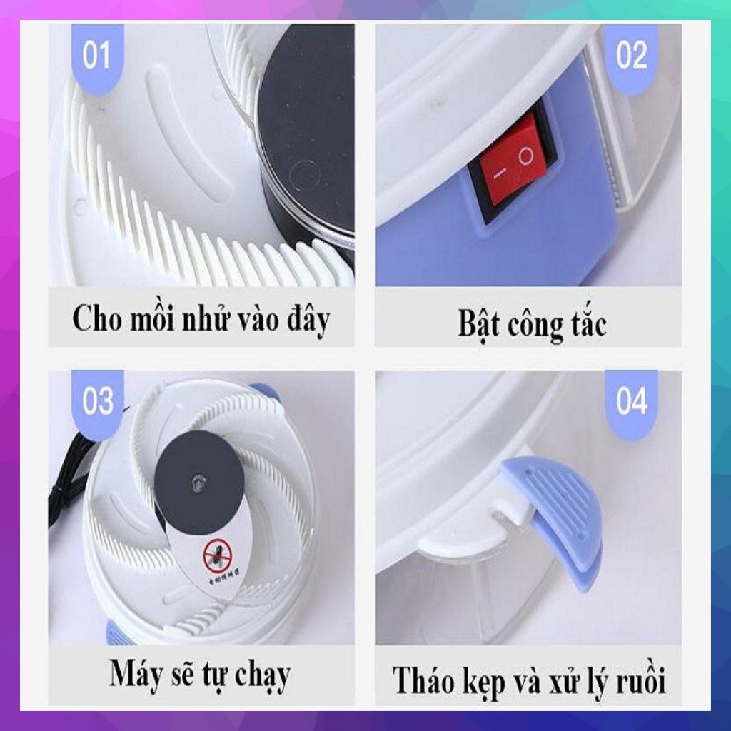 Máy Bắt Ruồi Thông Minh BẮT SẠCH 30 PHÚT [ Kèm Mã Giảm Giá]