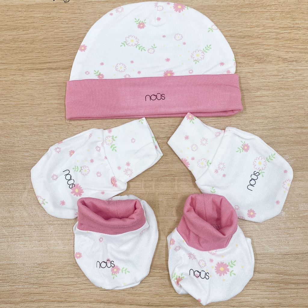 Set mũ bao tay bao chân Nous