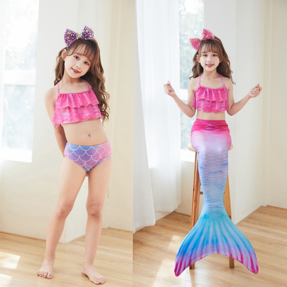 Set Đồ Bơi Nàng Tiên Cá 4 Món Cho Bé Gái